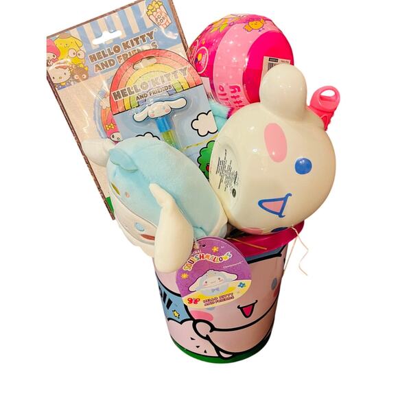 Cinnamoroll Easter bundle preschool, throw, hello friendship, Cinnamoroll pen